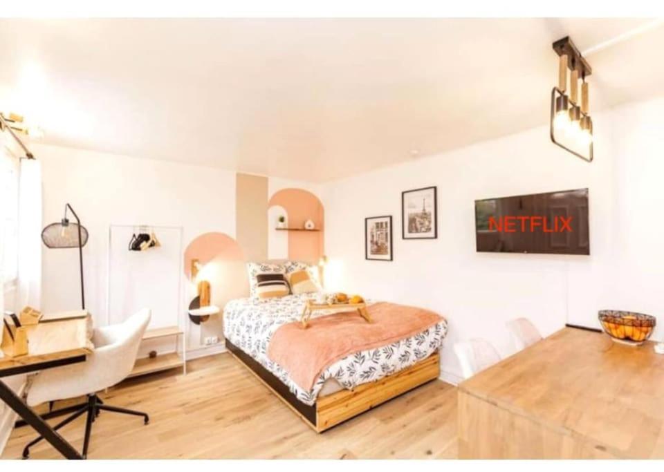 Charmant Studio Lumineux Calme Asnières Екстериор снимка